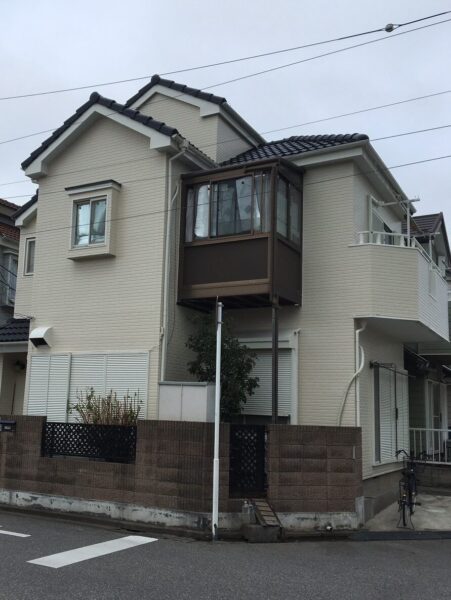 千葉県船橋市二和東 I様邸 外壁塗装・外壁補修・コーキング打ち替え工事(2)