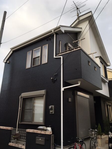 千葉県船橋市上山町 M様邸 外壁塗装・屋根塗装・コーキング打ち替え(2)