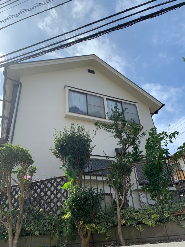千葉県船橋市藤原 M様邸 屋根塗装・外壁塗装・アルミ製玄関ドア吹き付け塗装工事