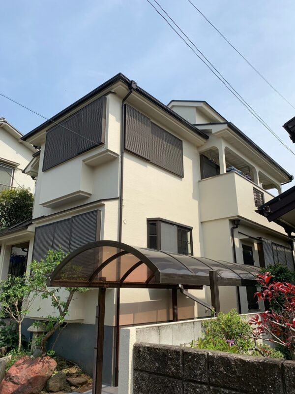千葉県船橋市咲が丘 I様邸 外壁塗装・屋根塗装工事