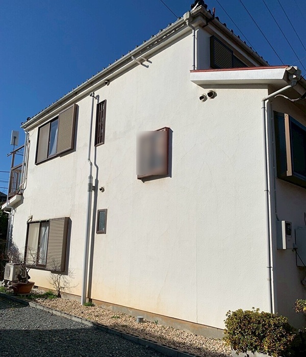 千葉県船橋市松が丘・S様邸｜クラックの目立つモルタル外壁補修・外壁塗装工事 (8)