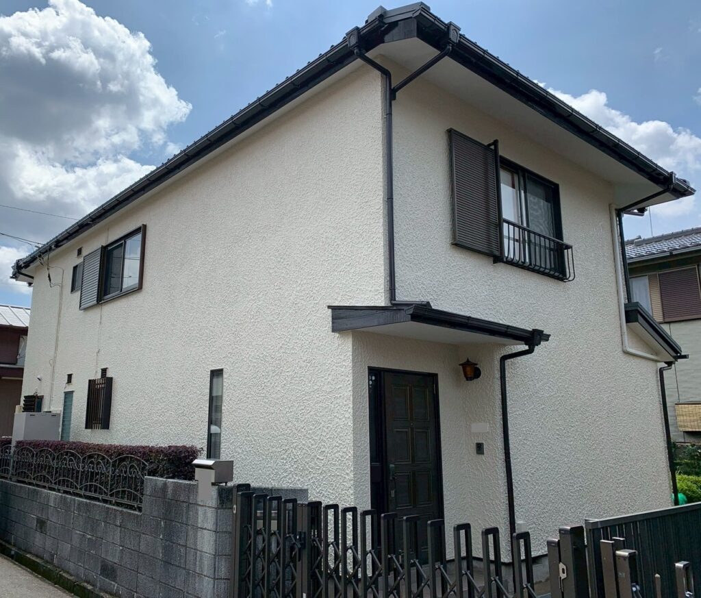 千葉県船橋市二和西・I様｜外壁塗装・付帯部塗装 (1)