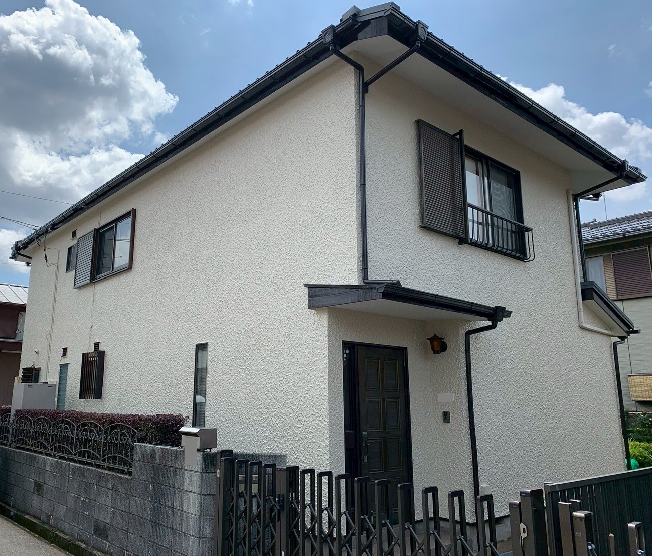 千葉県船橋市二和西・I様｜外壁塗装・付帯部塗装 (1)