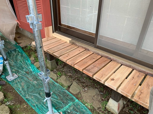 千葉県柏市藤ケ谷新田・F様｜外壁塗装・雨樋交換・軒天交換・波板交換・その他木部交換 (5)
