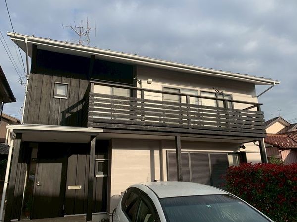 船橋市南三咲・O様邸｜外壁塗装、木部交換、木部塗装、付帯部塗装工事 (1)