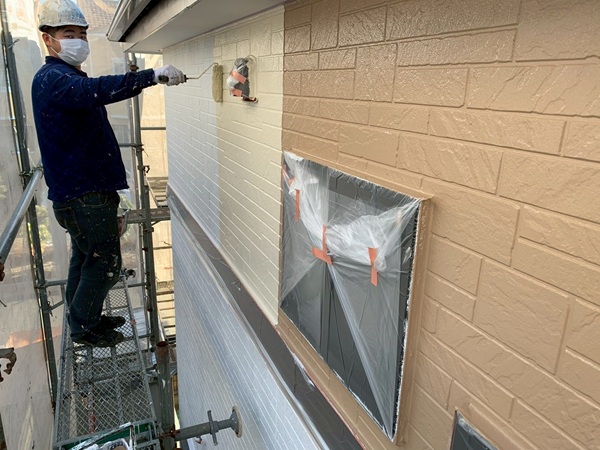 船橋市三咲・K様邸|外壁塗装・屋根カバー工法(スーパーガルテクト使用) (10)