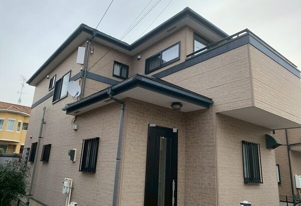 船橋市三咲・K様邸｜外壁塗装・屋根カバー工法(スーパーガルテクト使用) (1)
