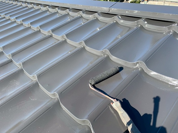 船橋市三咲A様邸外壁塗装・屋根塗装・大工工事｜近隣で工事したお客様からの紹介_屋根塗装 (1)