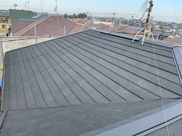 船橋市大穴北T様邸|屋根カバー工法(ディプロマット)・外壁塗装(エスケープレミアムシリコン) (7)