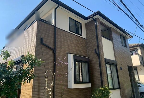 船橋市夏見台N様邸外壁塗装・屋根塗装｜クリヤー塗装で外観のデザインをそのままに！_施工前 (2)