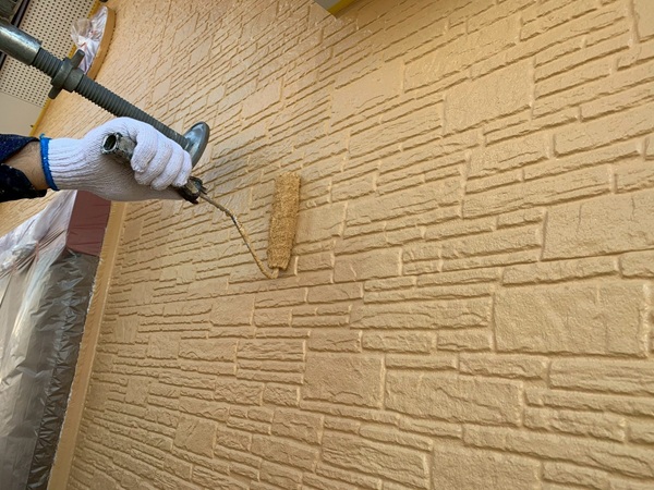 船橋市三咲S様邸外壁塗装｜ブラウン系からひまわりのような明るいデザインへ！ (12)