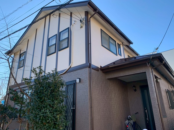 船橋市馬込町H様邸屋根塗装・外壁塗装｜無機塗料でツートン仕上げ (1)