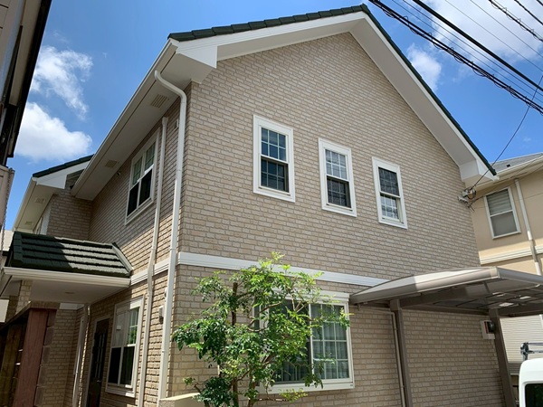 船橋市芝山I様邸・外壁塗装屋根洗浄 (1)