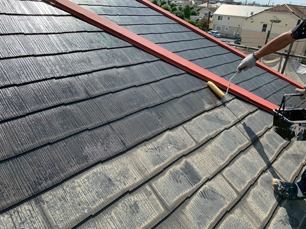 鎌ケ谷市東鎌ケ谷B様邸外壁塗装屋根塗装ベランダ防水2 (9)