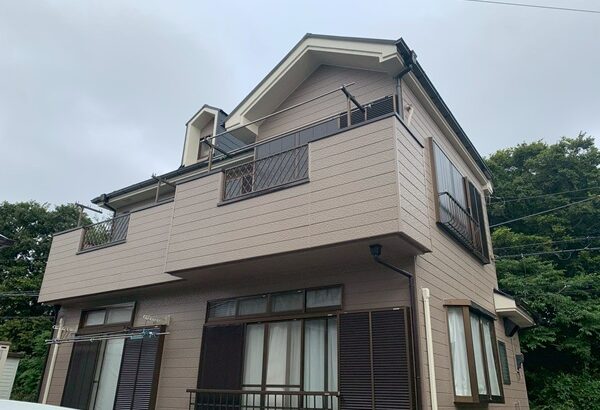 鎌ケ谷市東鎌ケ谷B様邸外壁塗装屋根塗装ベランダ防水2 (1)