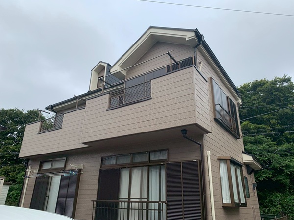 鎌ケ谷市東鎌ケ谷B様邸外壁塗装屋根塗装ベランダ防水2 (1)