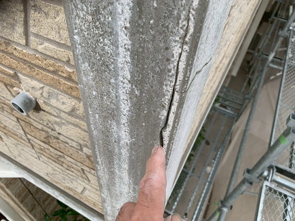 柏市今谷上町Y様邸|ひび割れ補修含む外壁塗装・ベランダ防水工事・付帯部塗装 (13)