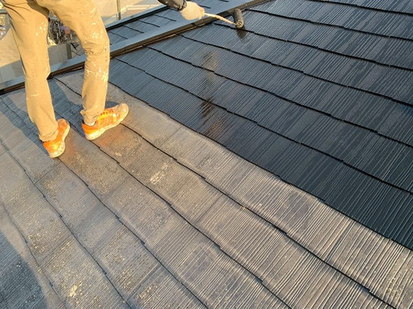 鎌ケ谷市東鎌ケ谷B様邸外壁塗装屋根塗装ベランダ防水2 (12)