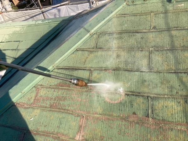 千葉県船橋市本中山S様邸｜外壁塗装(SR-405+SR-427)屋根塗装(ブラック) (4)