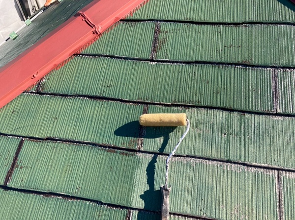 千葉県船橋市本中山S様邸｜外壁塗装(SR-405+SR-427)屋根塗装(ブラック) (14)