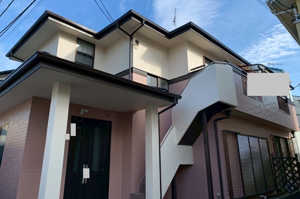 千葉県船橋市本中山S様邸｜外壁塗装(SR-405+SR-427)屋根塗装(ブラック) (32)