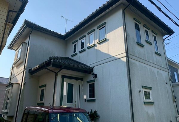 船橋市豊富町A様邸外壁塗装、雨樋交換 (2)