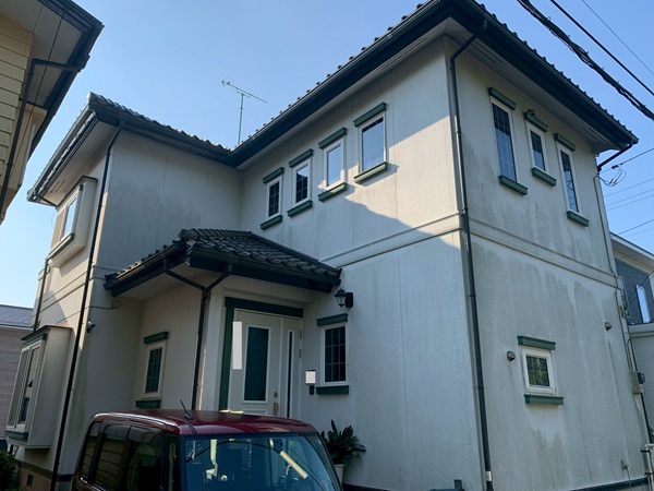 船橋市豊富町A様邸外壁塗装、雨樋交換 (2)