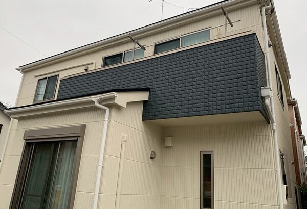 船橋市飯山満町D様邸|外壁塗装・屋根塗装・雨樋交換工事(積雪による雨樋落下) (1)