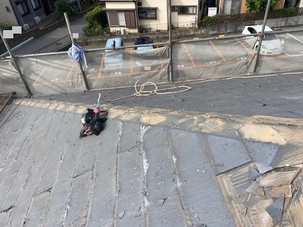 船橋市芝山S様邸 屋根カバー工法 ディプロマット(ブラウン) (2)