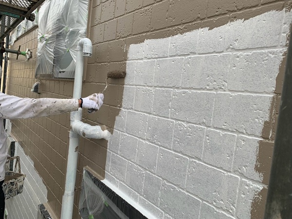 船橋市三咲I様邸|外壁塗装・屋根カバー工法(ディプロマット)・雨樋金具交換・トップコート塗り替え (9)