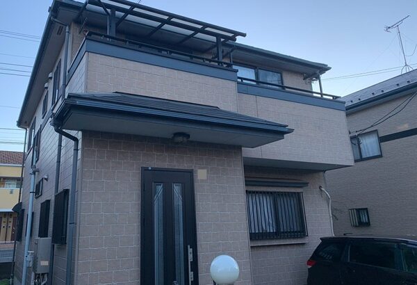 船橋市三咲I様邸｜外壁塗装・屋根カバー工法(ディプロマット)・雨樋金具交換・トップコート塗り替え (20)
