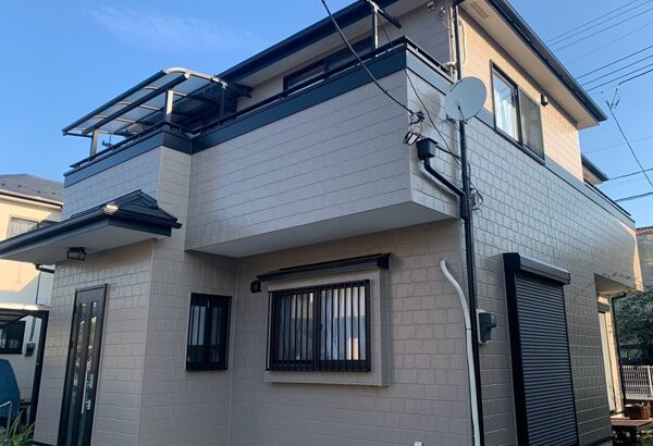 船橋市三咲I様邸｜外壁塗装・屋根カバー工法(ディプロマット)・雨樋金具交換・トップコート塗り替え (18)