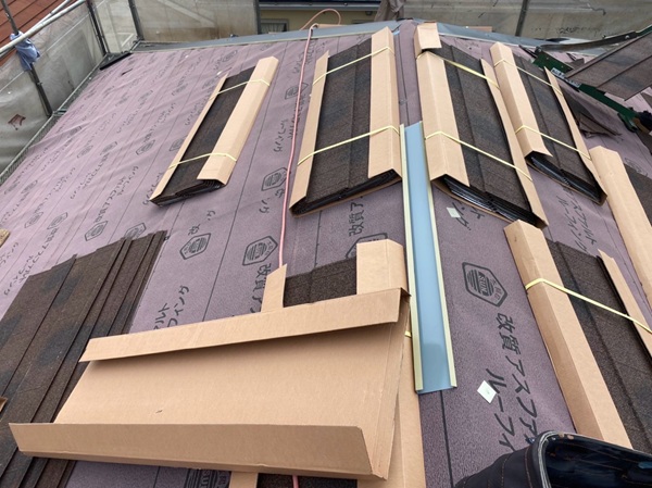 船橋市芝山S様邸 屋根カバー工法 ディプロマット(ブラウン) (4)