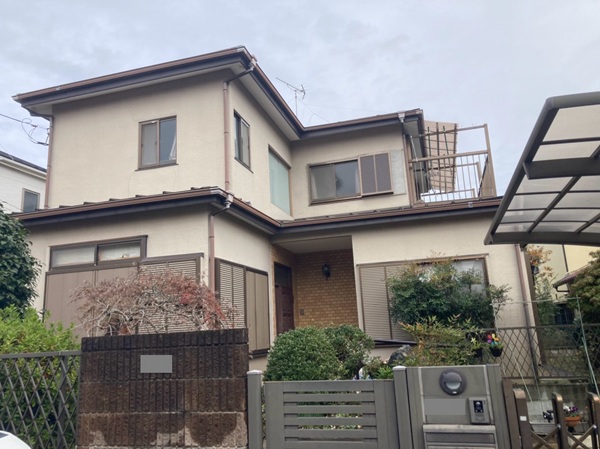 船橋市三咲_外壁塗装_施工前 (1)